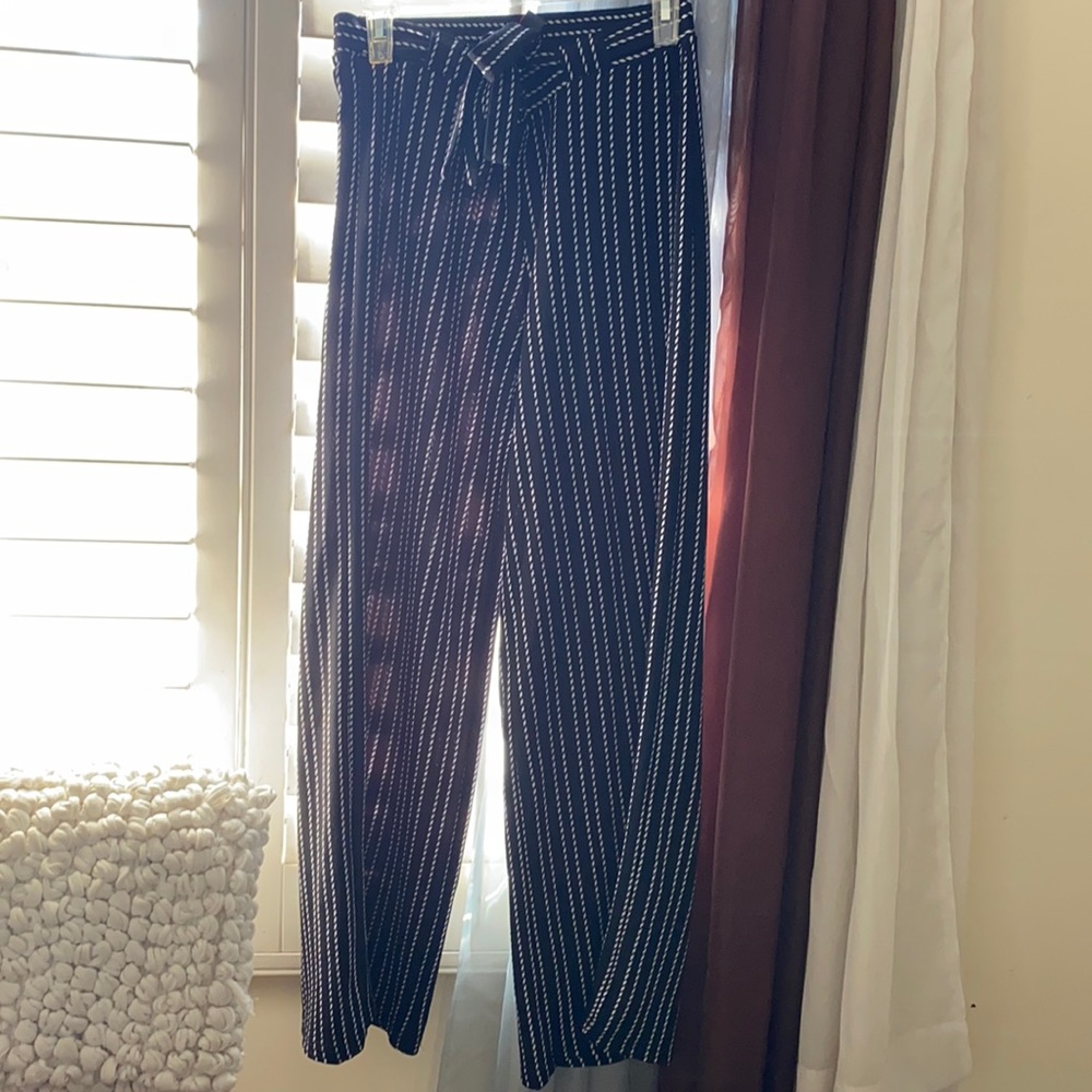 Black and white pants